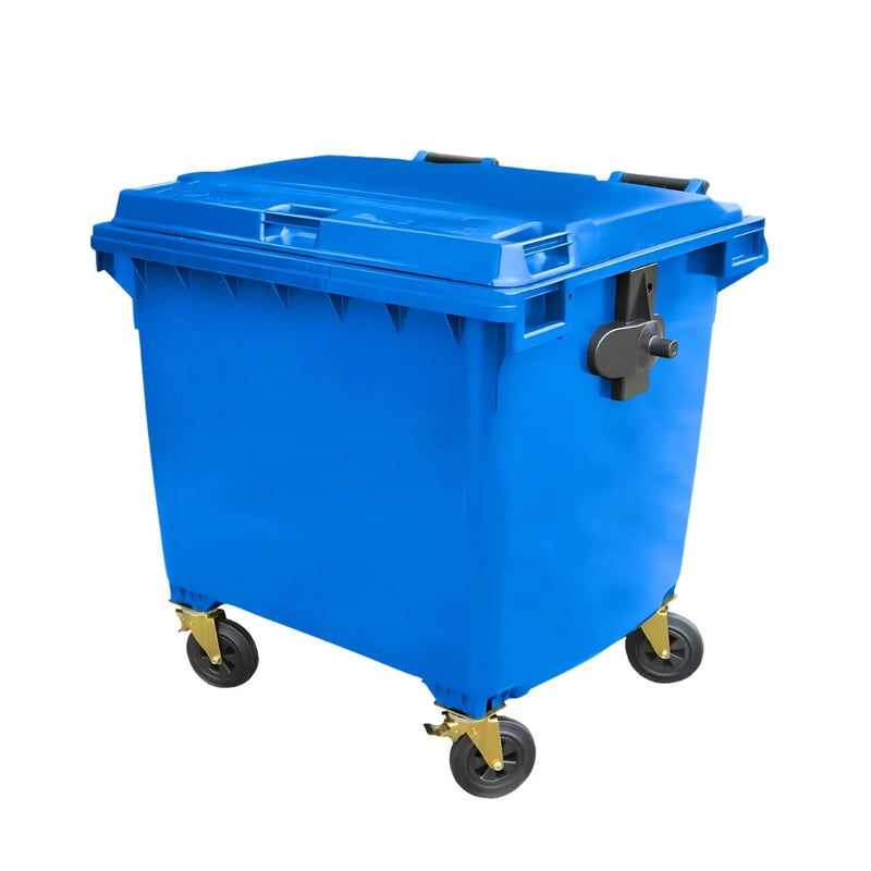 1100L Plastic Wheelie Bin