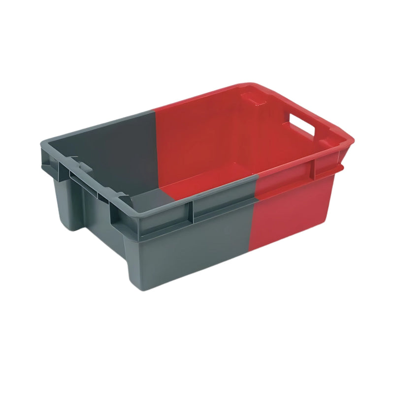 32L Euro Stack Nest Container – Solid Plastic Crate