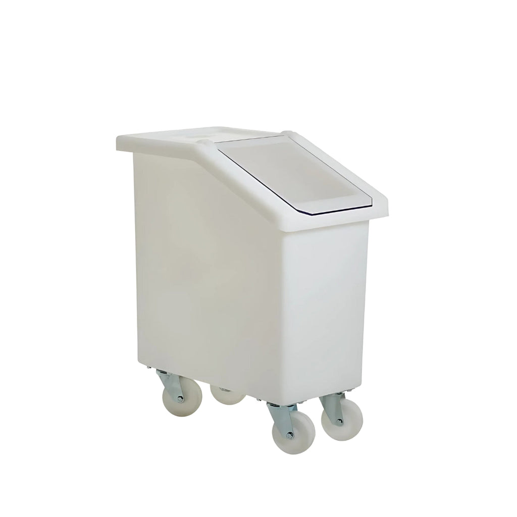 Food Grade Mobile Ingredient Bin with Dispenser Flap - 65L