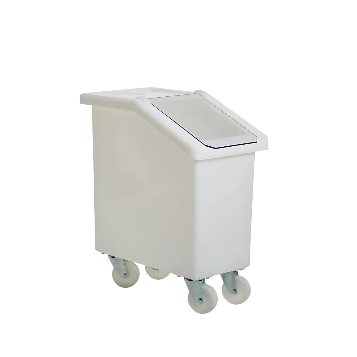 Food Grade Mobile Ingredient Bin with Dispenser Flap - 65L