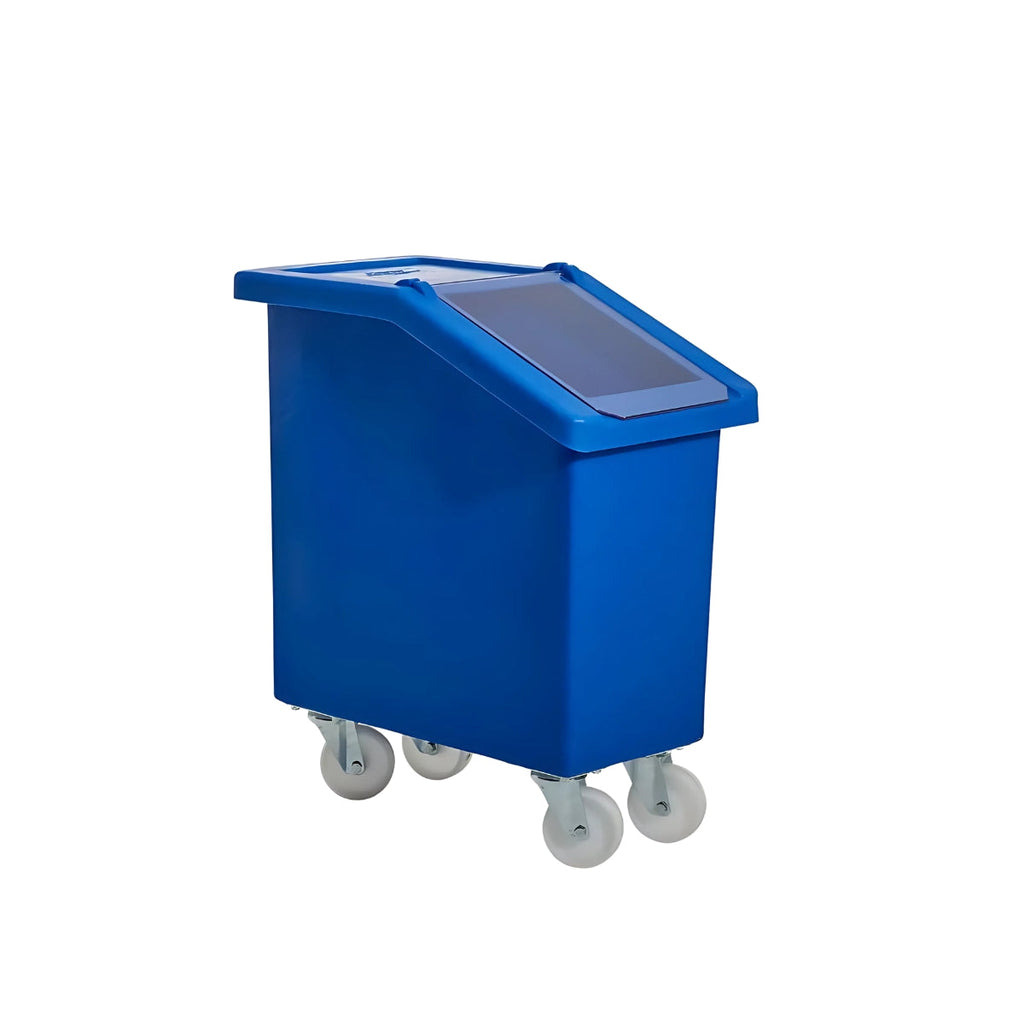 Food Grade Mobile Ingredient Bin with Dispenser Flap - 65L