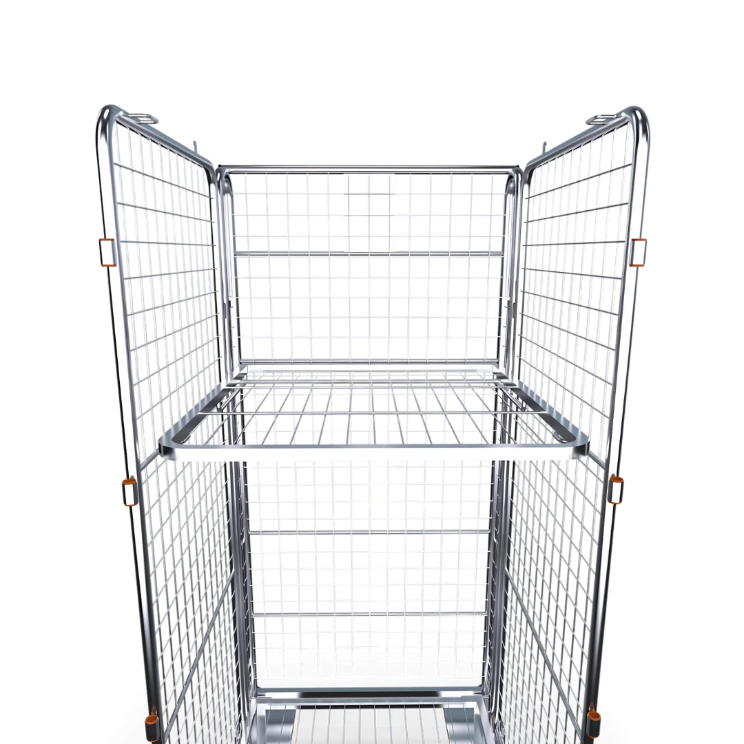 Nestable Cage Trolley on Wheels
