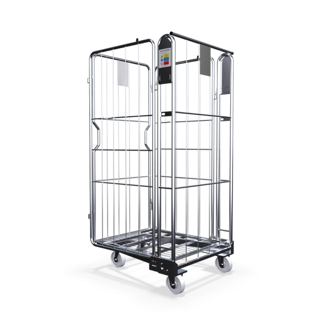 Nestable Cage Trolley on Wheels