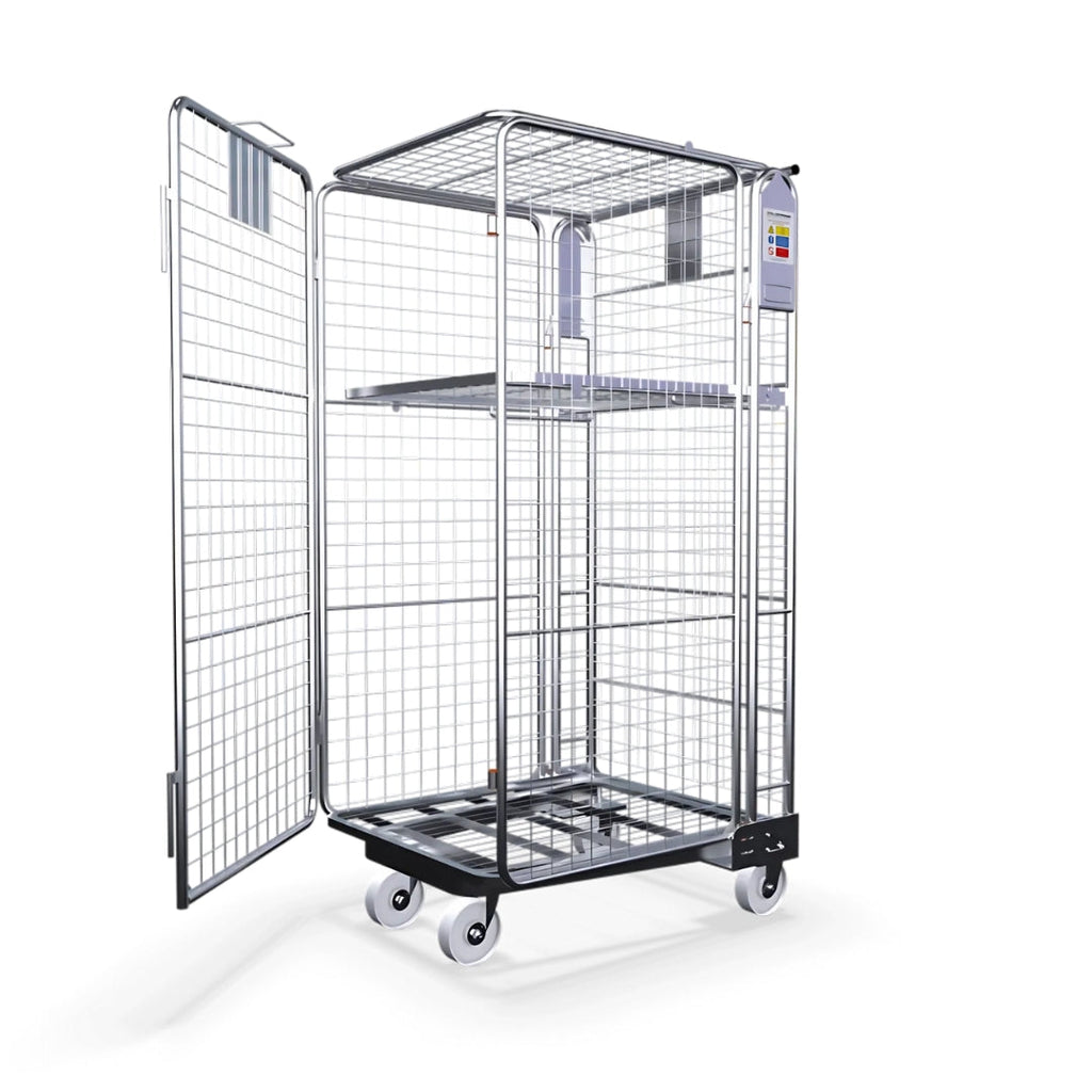 Nestable Cage Trolley on Wheels