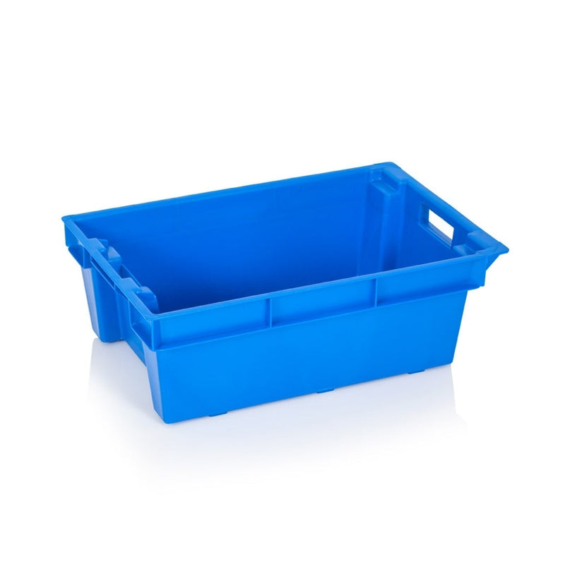 Plastic Stack & Nest Container – 30L Solid