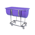 Plastic Trough with Stainless Steel Frame – 135 Litre