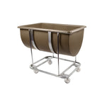 Plastic Trough with Stainless Steel Frame – 180 Litre