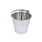 Stainless Steel Buckets with Galvanised Handle